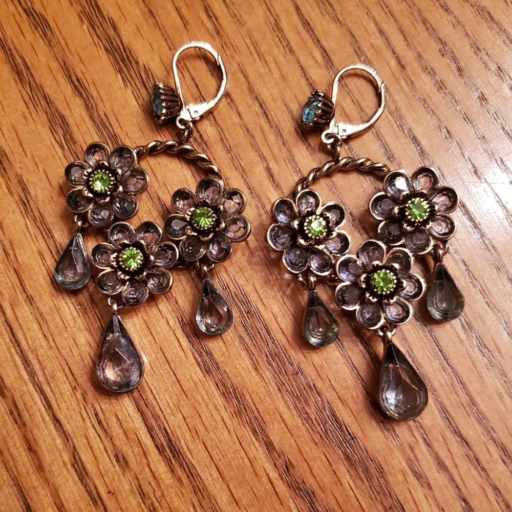 Floral Chandelier Earrings 💐